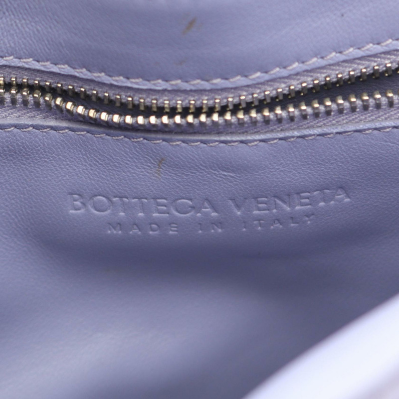 BOTTEGA VENETA 帶襯墊 Cassette Intrecciato 單肩斜背包 皮革 紫色-3