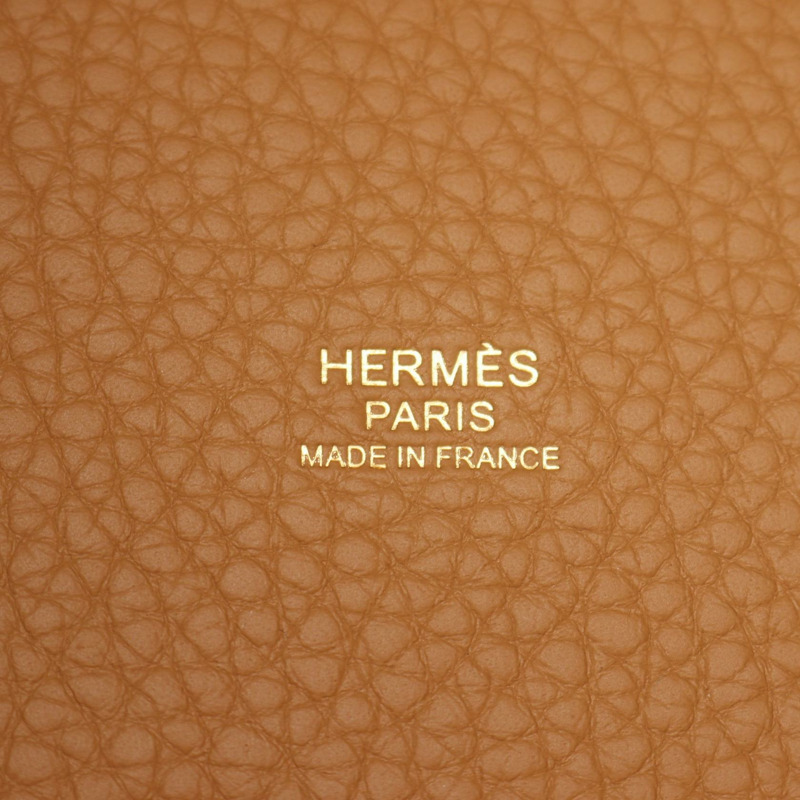 愛馬仕 Picotin PM 手袋 Taurillon Clemence Biscuit U 二手女士 GHW-3