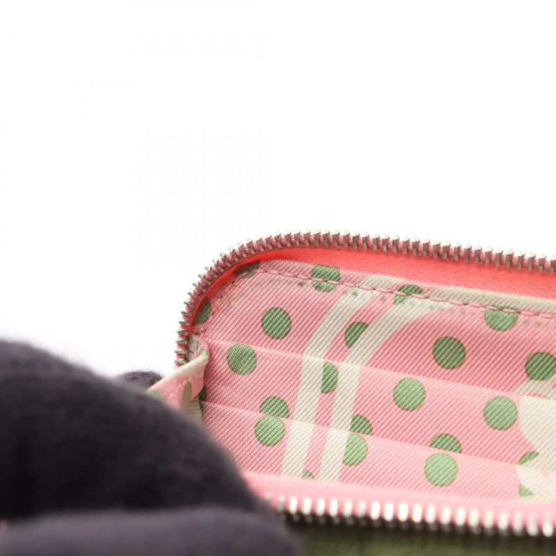 HERMES Azap Compact Silkin 圓形皮夾 Epsom 皮革玫瑰五彩紙屑二手 SHW Y-12