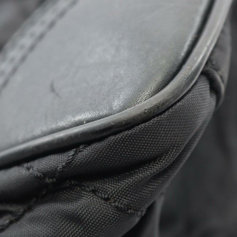 香奈兒巴黎紐約系列手提包，尼龍皮革材質，黑色，二手，女士CC Coco標誌-8