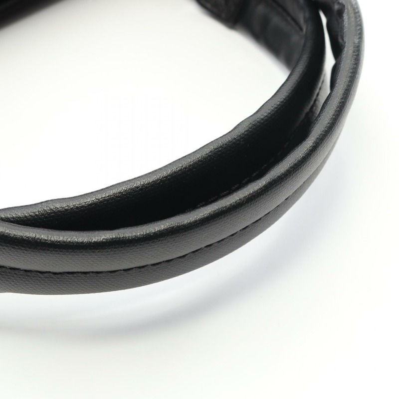 香奈兒 (CHANEL) Paris Biarritz MM 手提包，PVC塗層帆布皮革，黑色，二手，女士 CC-5