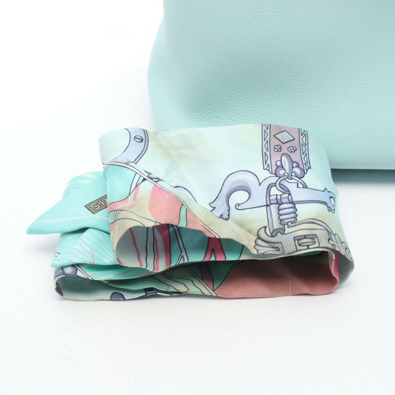 愛馬仕 Bolide27 單肩手提包，Swift 皮革，藍色 Zephyr 色，二手，女士，帶五金配件。-5