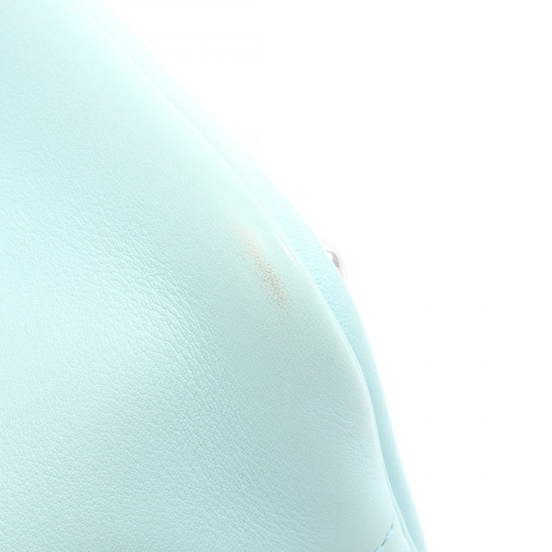 愛馬仕 Bolide27 單肩手提包，Swift 皮革，藍色 Zephyr 色，二手，女士，帶五金配件。-9