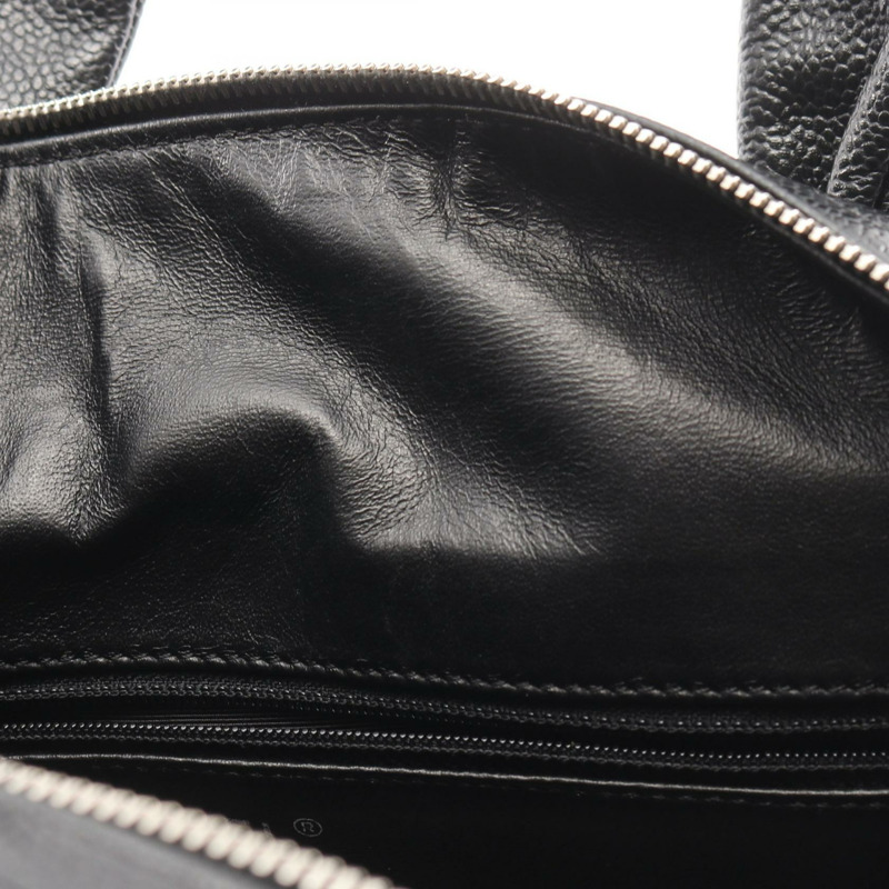 香奈兒 (CHANEL) Matelasse Big COCO Mark 手提包，小牛皮材質，黑色，二手，女士款-8