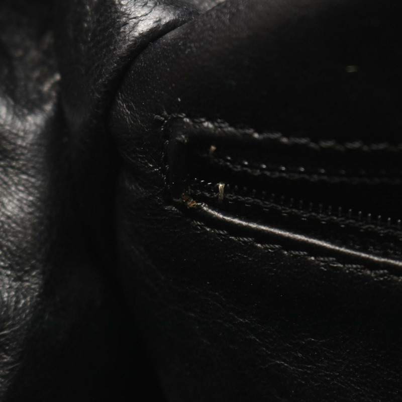 香奈兒 (CHANEL) Matelasse Big COCO Mark 手提包，小牛皮材質，黑色，二手，女士款-9