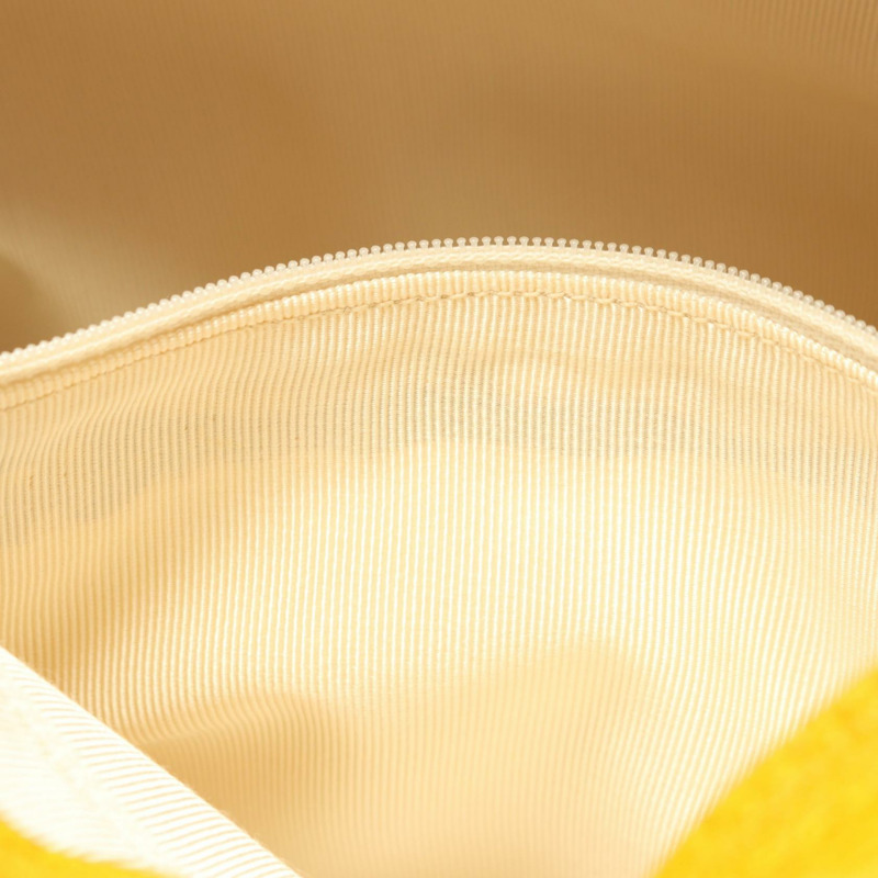 香奈兒三重 COCO 標誌手提單肩包，小牛皮材質，橙色，二手，女士，金色五金-5