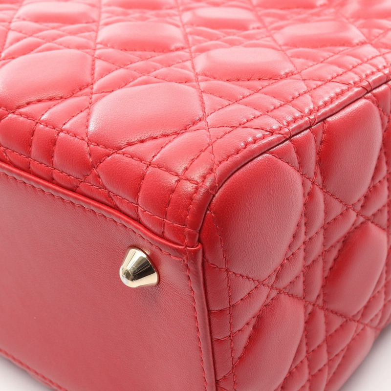 Christian Dior Lady Dior 大型 Cannage 單肩背包 M0566ONGE-M52R 皮革-8