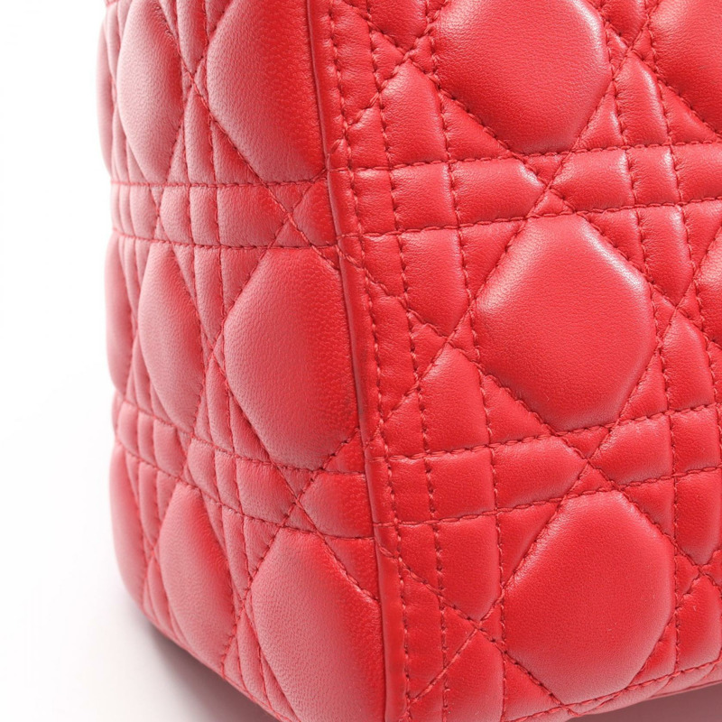 Christian Dior Lady Dior 大型 Cannage 單肩背包 M0566ONGE-M52R 皮革-9