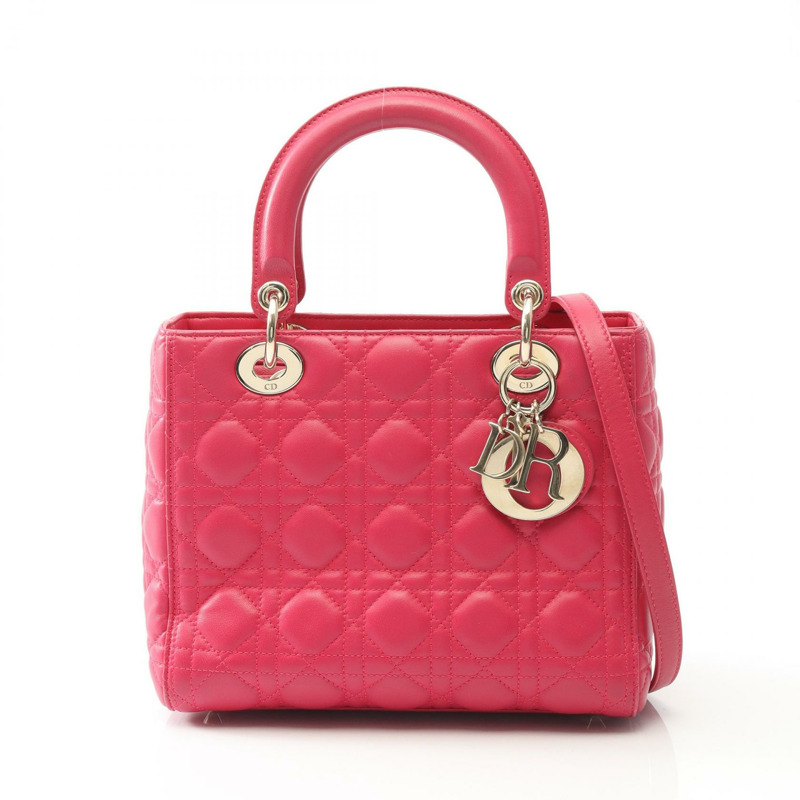 Christian Dior LADY DIOR Cannage 單肩手提包 MO565ONGE-M61R 瑪贊塔皮革-0