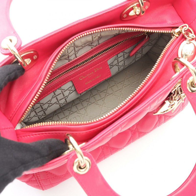 Christian Dior LADY DIOR Cannage 單肩手提包 MO565ONGE-M61R 瑪贊塔皮革-2