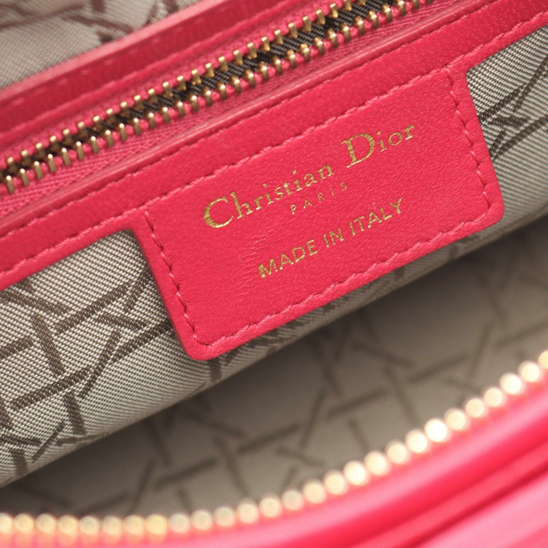 Christian Dior LADY DIOR Cannage 單肩手提包 MO565ONGE-M61R 瑪贊塔皮革-3