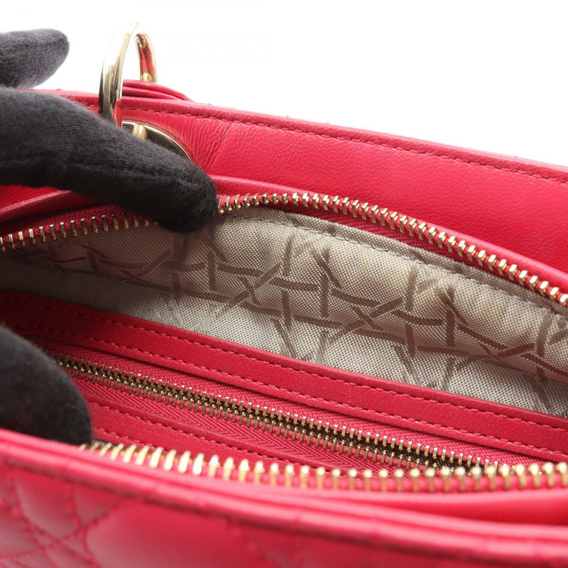 Christian Dior LADY DIOR Cannage 單肩手提包 MO565ONGE-M61R 瑪贊塔皮革-8