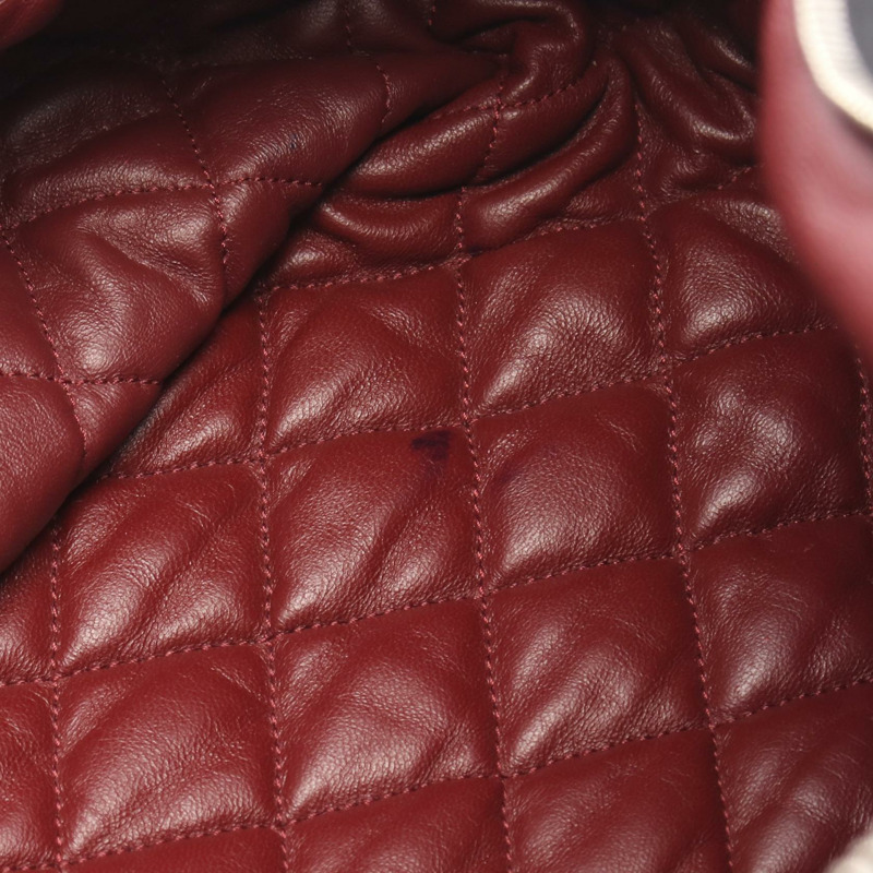 香奈兒 Coco Cocoon 旅行波士頓手提包，黑色皮革，SHW 五金配件，二手女士 CC-5