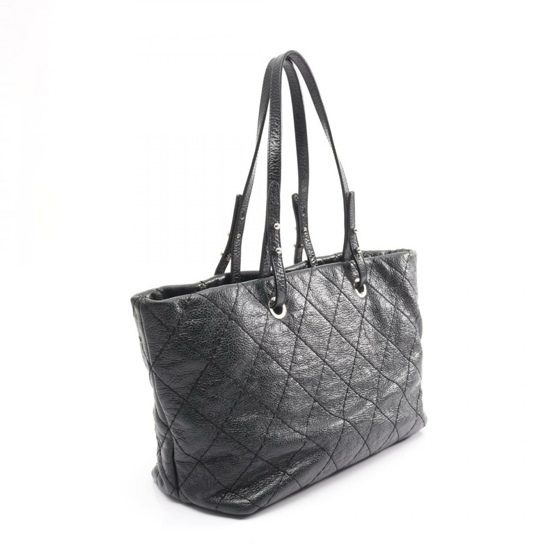 香奈兒 (CHANEL) On the load 手提單肩包 A48019 黑色皮革 SHW 二手 女士 Coco CC-1