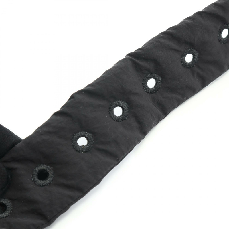 BOTTEGA VENETA 有襯墊 CASSETTE 腰包 679763 VBO80 尼龍 黑色 二手 男女通用-6