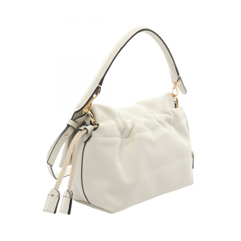 FENDI Mamma Baguette 小斜背包 8BS105ABVEF0K7E 白色皮革 二手-1