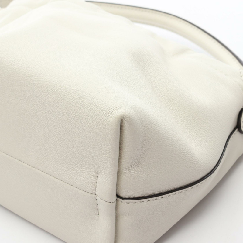 FENDI Mamma Baguette 小斜背包 8BS105ABVEF0K7E 白色皮革 二手-4