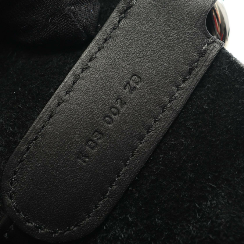 愛馬仕 (HERMES) in the loop 23 手提包，K Taurillon Clemence 皮革，黑色，二手，女士，帶五金配件-4