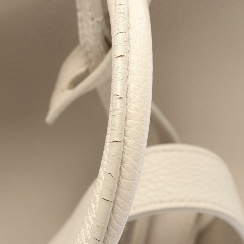 SAINT LAURENT PARIS Sac de Jules 2Way 肩背手提包 477477 皮革 米色 二手-4