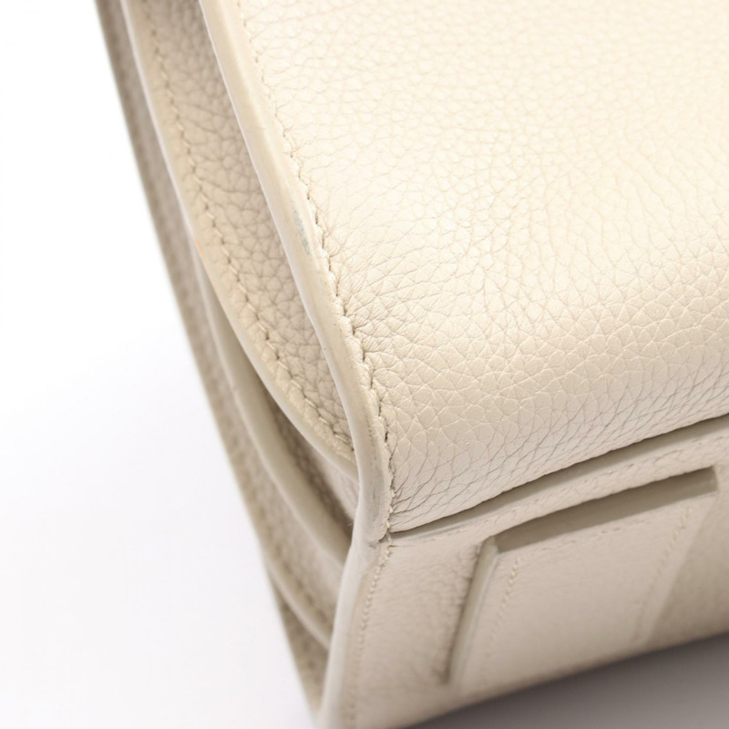 SAINT LAURENT PARIS Sac de Jules 2Way 肩背手提包 477477 皮革 米色 二手-5