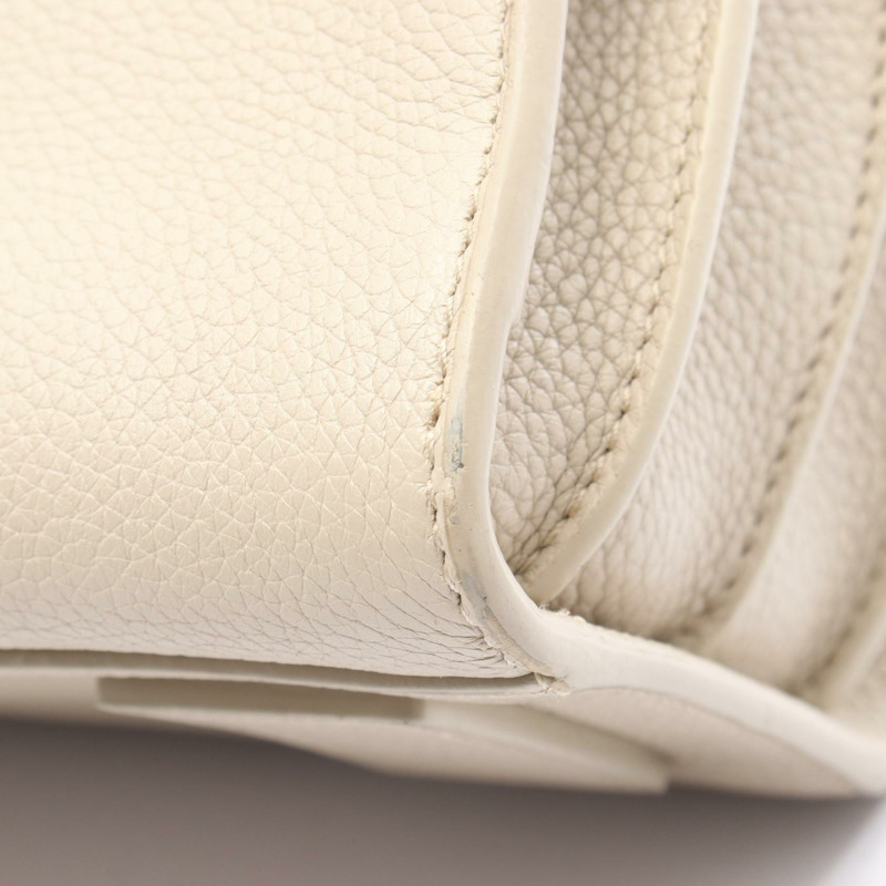 SAINT LAURENT PARIS Sac de Jules 2Way 肩背手提包 477477 皮革 米色 二手-6