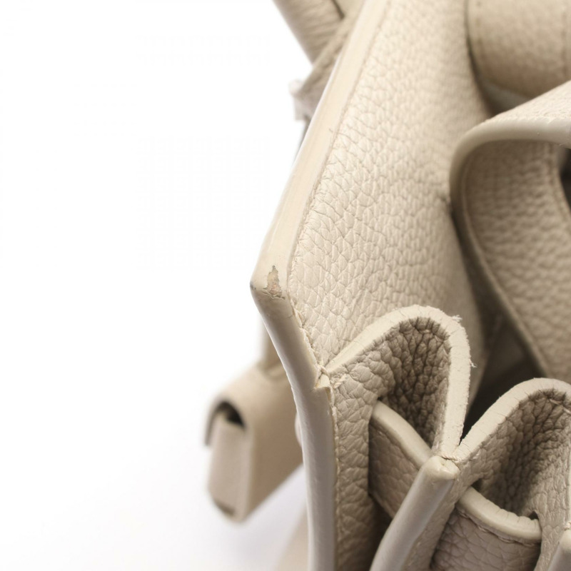 SAINT LAURENT PARIS Sac de Jules 2Way 肩背手提包 477477 皮革 米色 二手-7