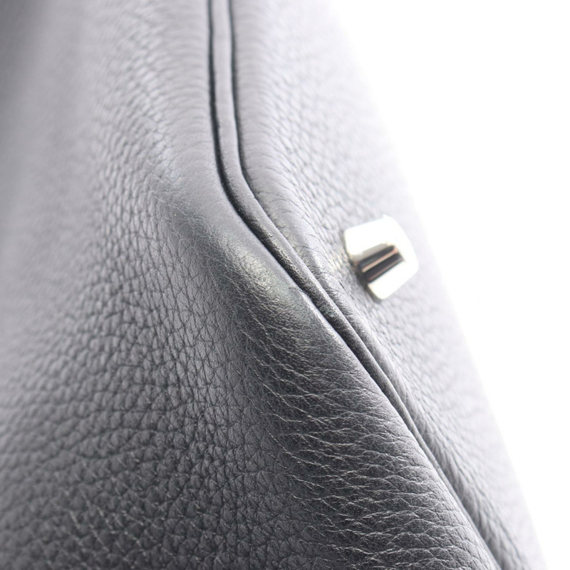 愛馬仕 Picotin Lock MM 手提包 Y Clemence 皮革黑色 SHW 二手女士-6