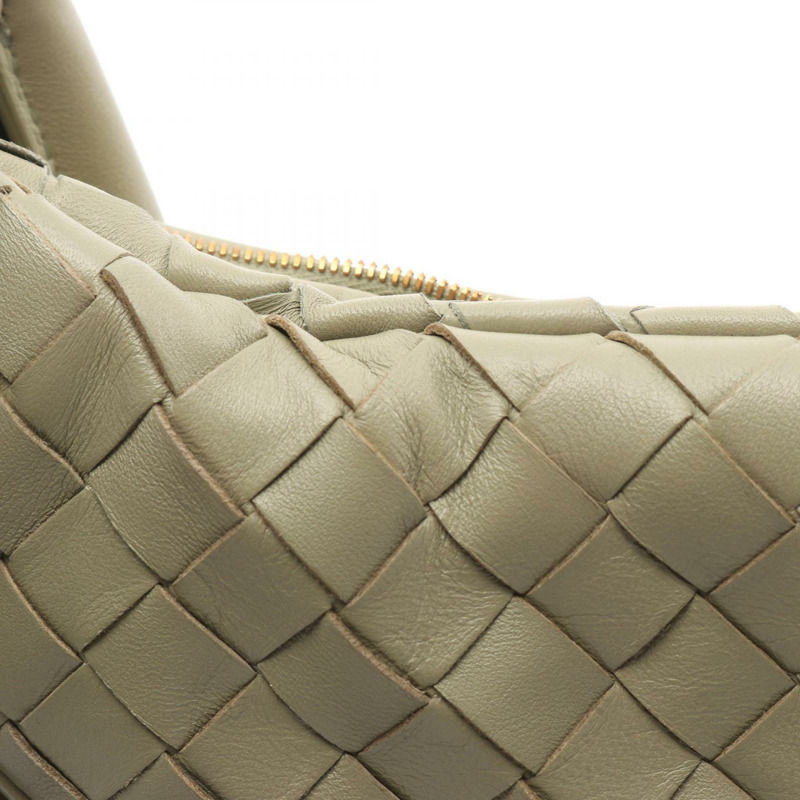 BOTTEGA VENETA Gemelli Intrecciato 單肩包 皮革 卡其色 二手 女式-5