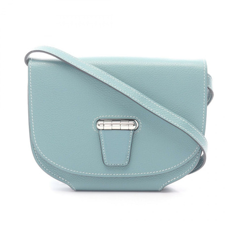 愛馬仕迷你 Convoyeur 斜背包 R Evercolor 皮革 Ciel SHW 二手