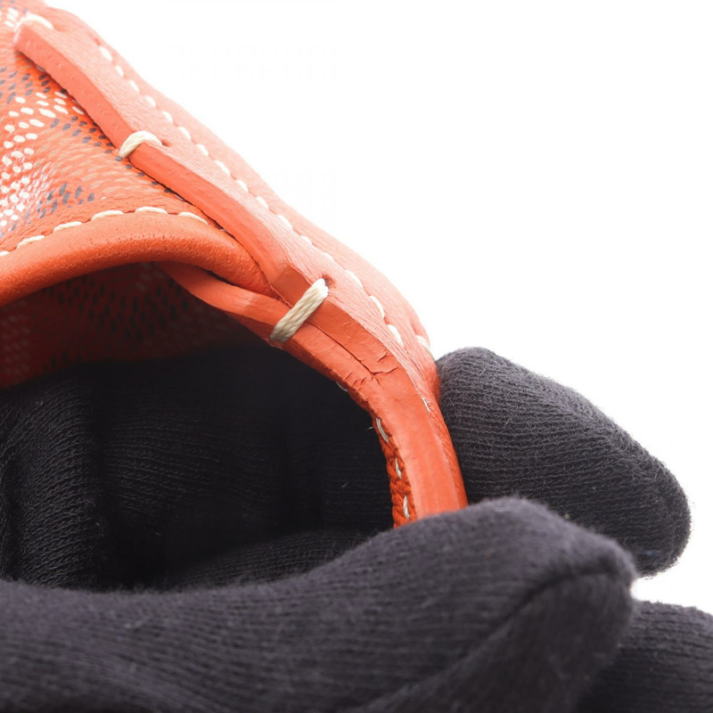 GOYARD Boheme Hobo 肩背包 BOHEMEPMLTY07CL07P 帆布皮革 橘色 二手-6