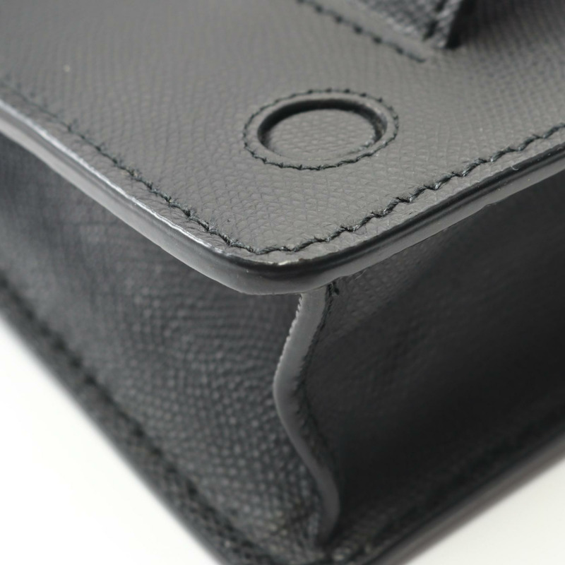 Christian Dior J'ADIOR 鏈條肩背包，黑色皮革，二手女款-5