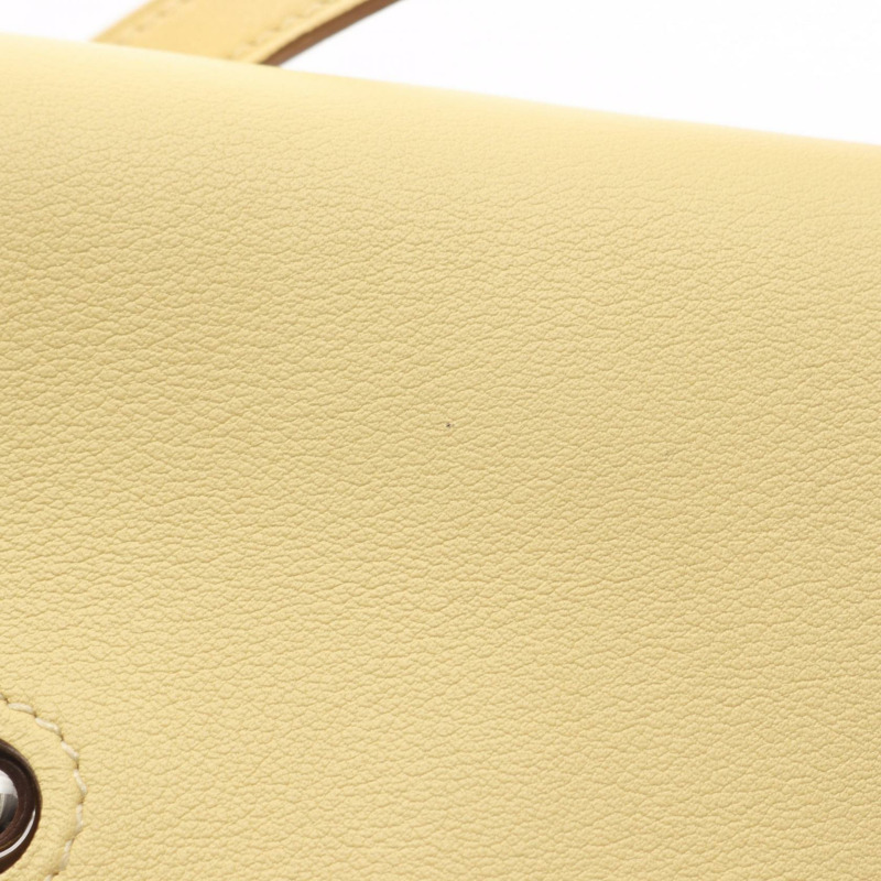 愛馬仕迷你 Convoyeur 肩挎斜背包，Swift 皮革，檸檬黃，銀色五金，二手-6