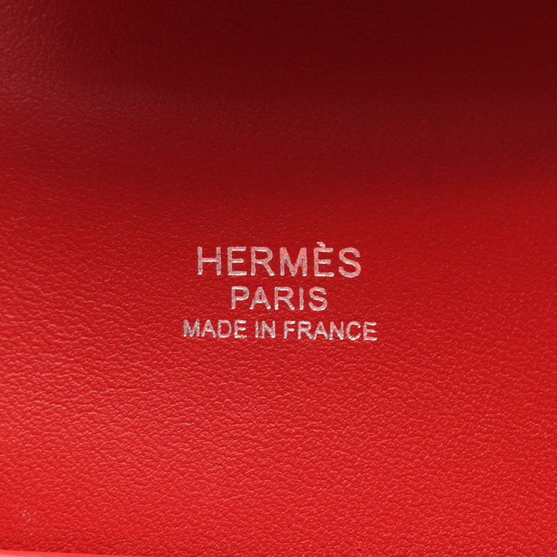 愛馬仕 Sac a Dos GR24 雙肩包 Evergrain 皮革 Rouge tomate SHW 二手-3
