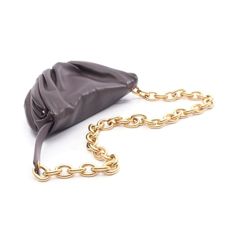 BOTTEGA VENETA 鏈條腰包/臀包，波爾多紅皮革，二手女款-1