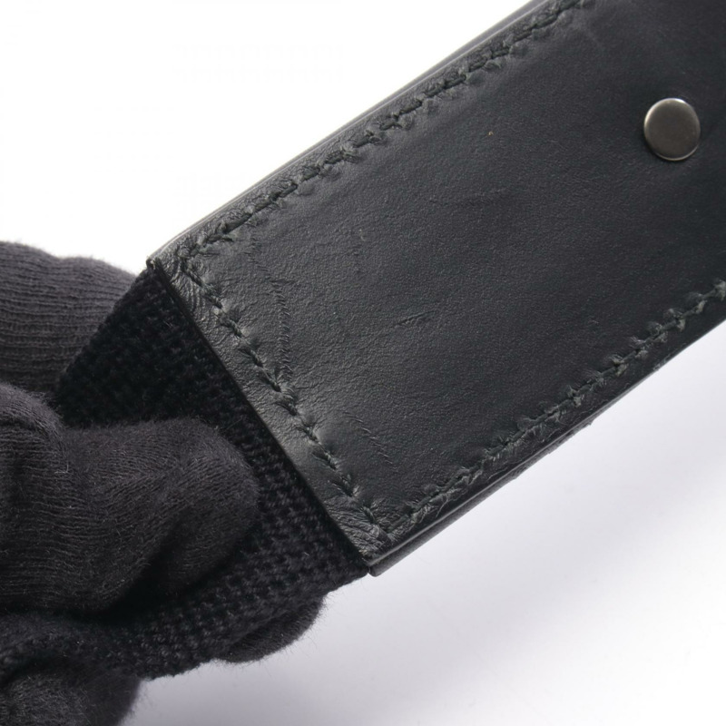 GUCCI GG Supreme 單肩斜背包 322279 PVC塗層帆布 黑色 二手-5