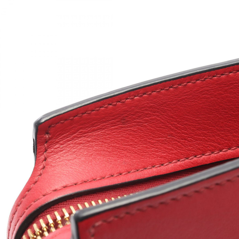 PRADA SAFFIANO CITY C 肩挎斜背包，紅色皮革，二手女款-4