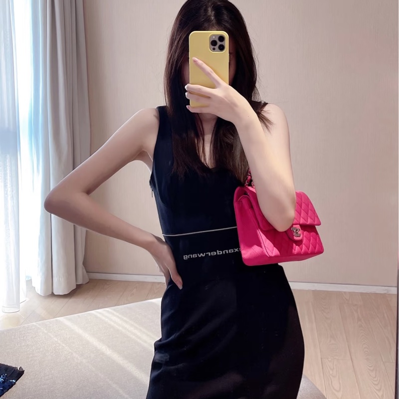 ෆ Chanel coco20夢幻芭比粉 芯片款-7