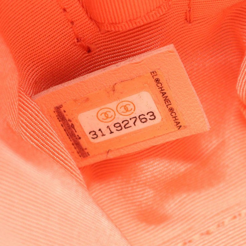 香奈兒 COCO 標誌鏈條肩背包 AS2305 粉紅羊皮，二手，女士，金色五金-4