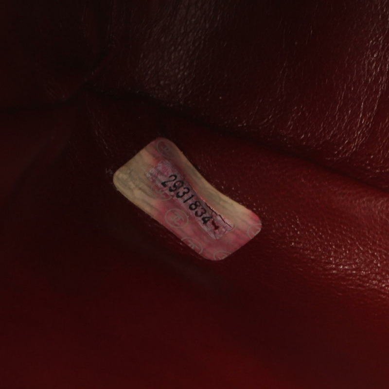 香奈兒 (CHANEL) 人字紋 V 字縫線鏈條單肩手提包，羊皮材質，黑色，金色五金，二手女款-4