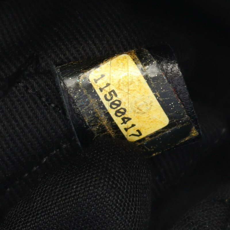 香奈兒 COCO 標誌手提單肩包 黑色皮革 SHW 二手 女士 CC-4