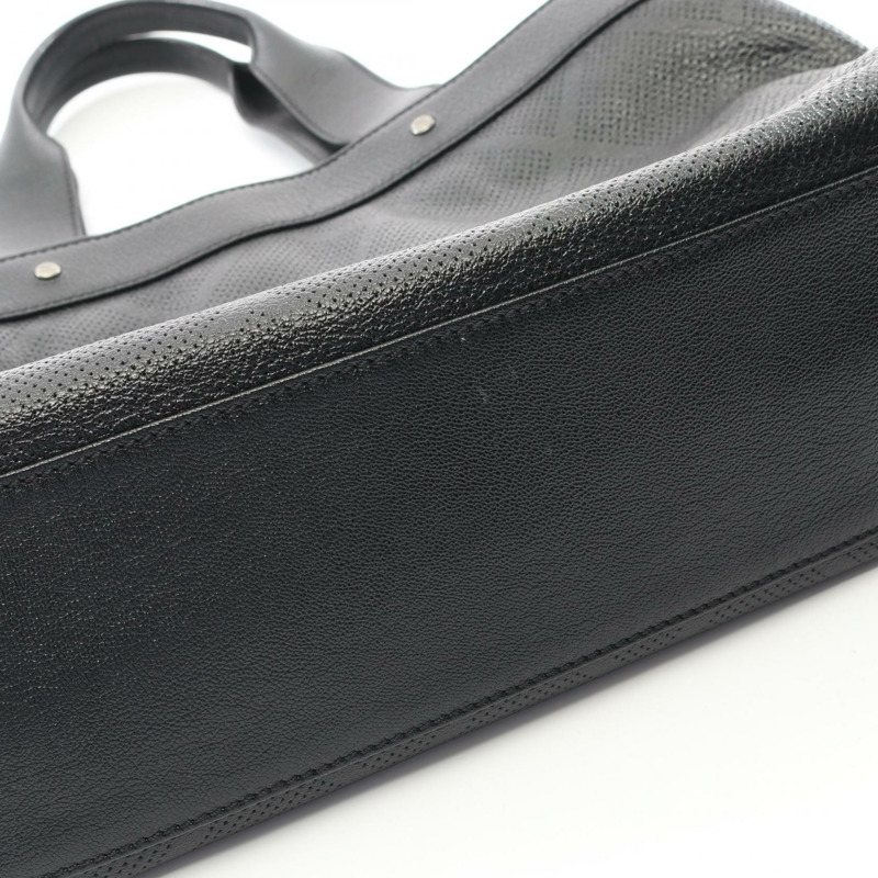 香奈兒 COCO 標誌手提單肩包 黑色皮革 SHW 二手 女士 CC-7