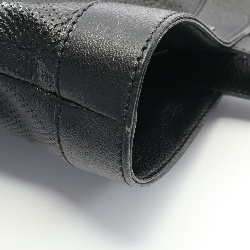 香奈兒 COCO 標誌手提單肩包 黑色皮革 SHW 二手 女士 CC-9