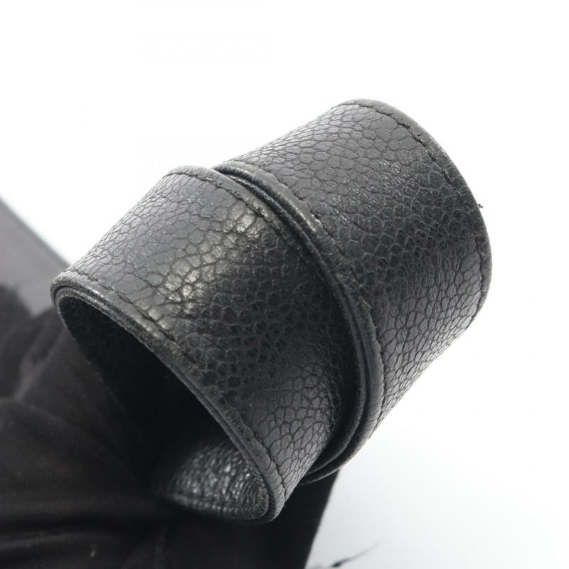 香奈兒 COCO 標誌鏈單背包，粒面小牛皮，黑色，金色五金，二手 CC-8