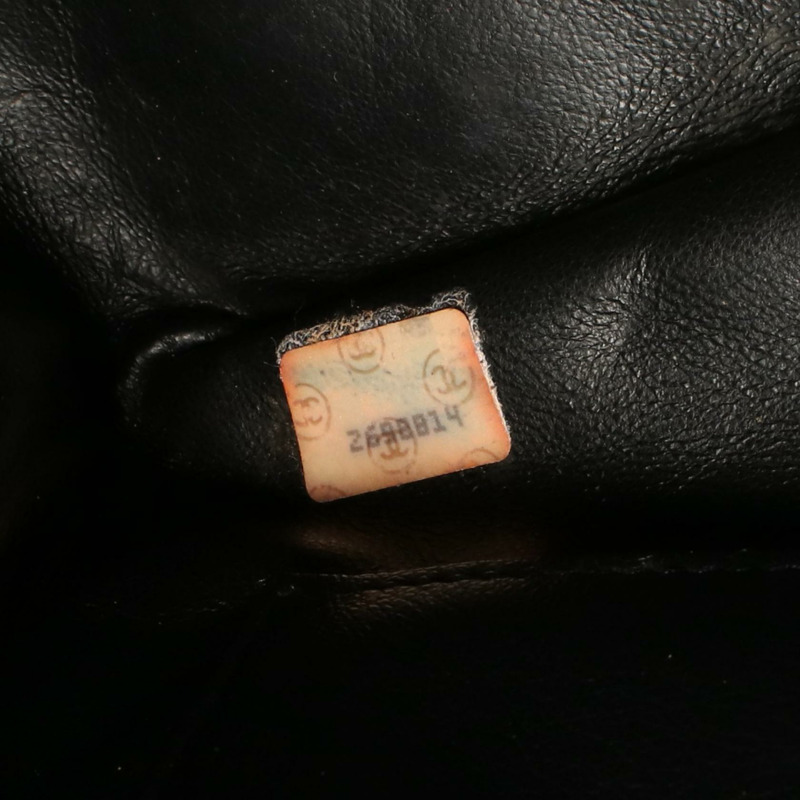 香奈兒 (CHANEL) 鏈條肩挎包，羊皮材質，黑色，金色五金，二手，女士 CC-4