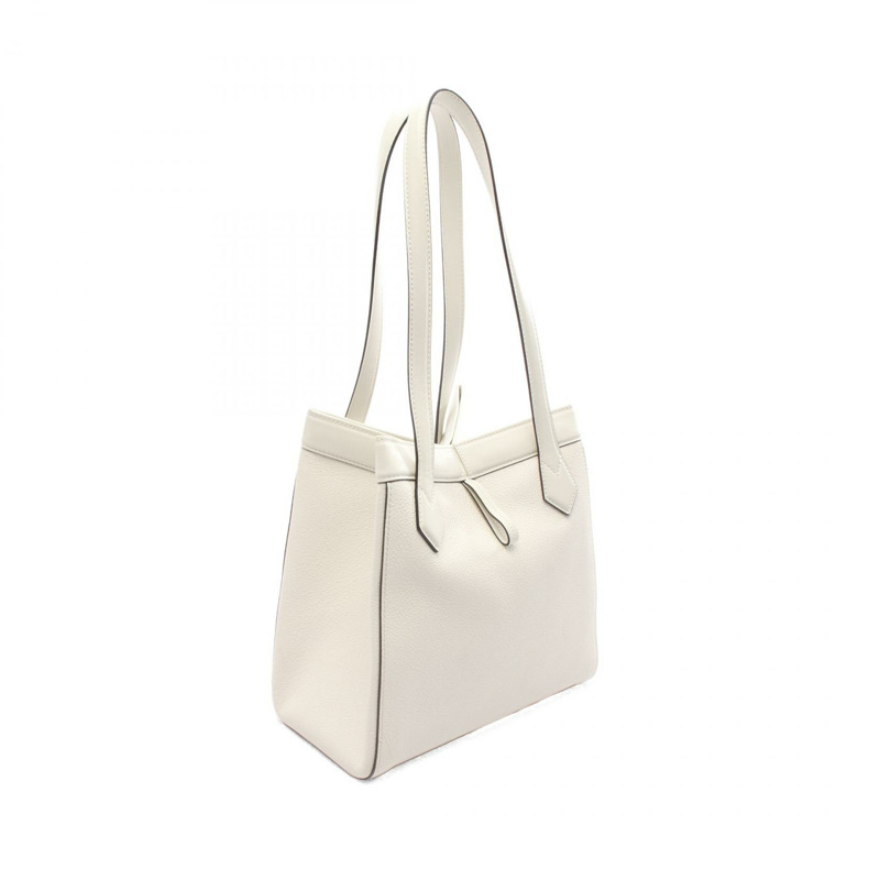 FENDI ORIGAMI 中型托特單肩包 8BH414 白色皮革 二手 女士-1