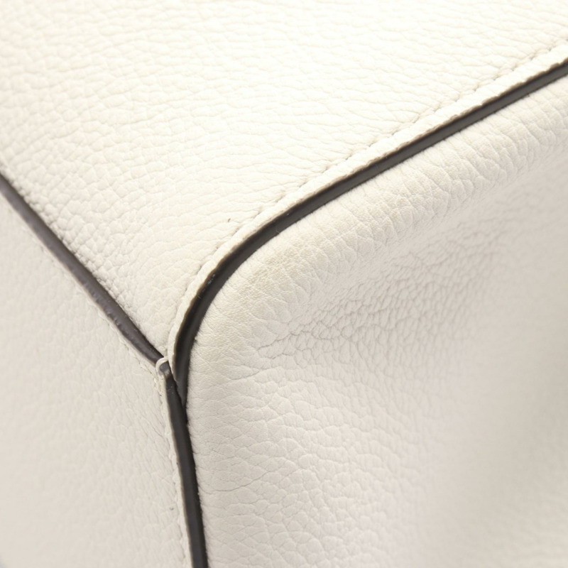 FENDI ORIGAMI 中型托特單肩包 8BH414 白色皮革 二手 女士-5