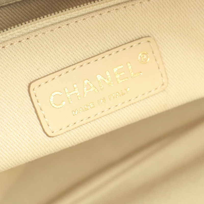 香奈兒 COCO 標誌單肩斜背包，羊皮帆布，波爾多紅，金色五金，二手-3