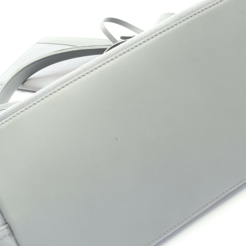 BALENCIAGA 海軍藍 CABAS S 手提包 339933.1108 帆布皮革 灰色 二手 女士-6