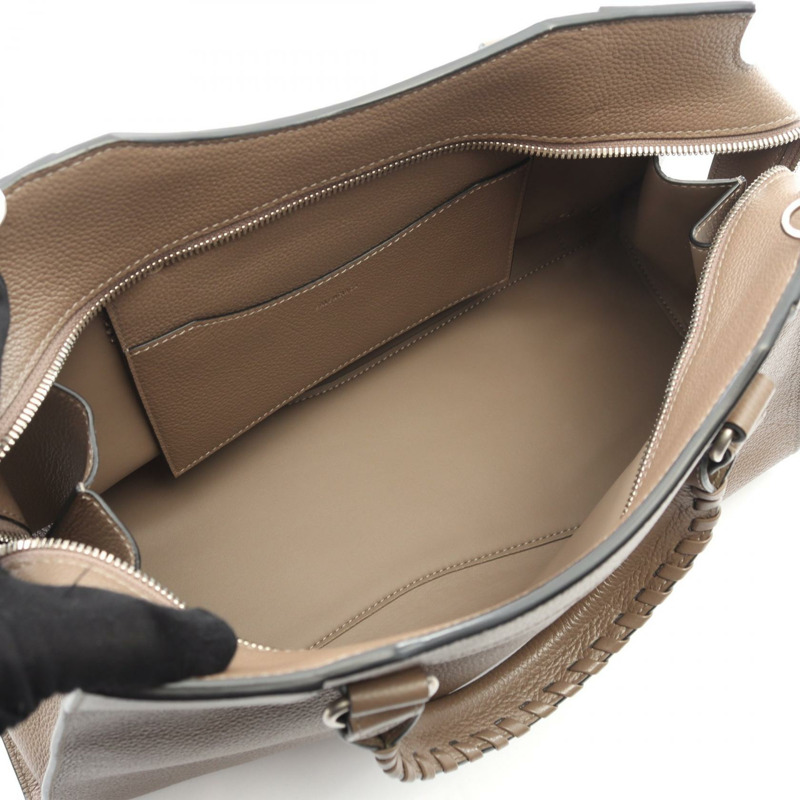 BALENCIAGA Neo Classic 肩挎斜背包，米色皮革，二手，男女通用-2