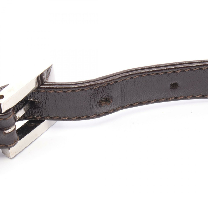 FENDI Zucca 單肩包，帆布皮革，棕色，二手女款-5